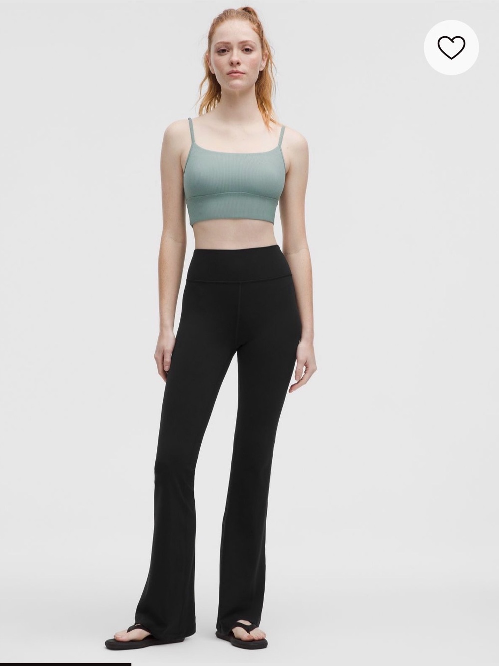 Lululemon Groove Super High Rise flared pants, in black size 8